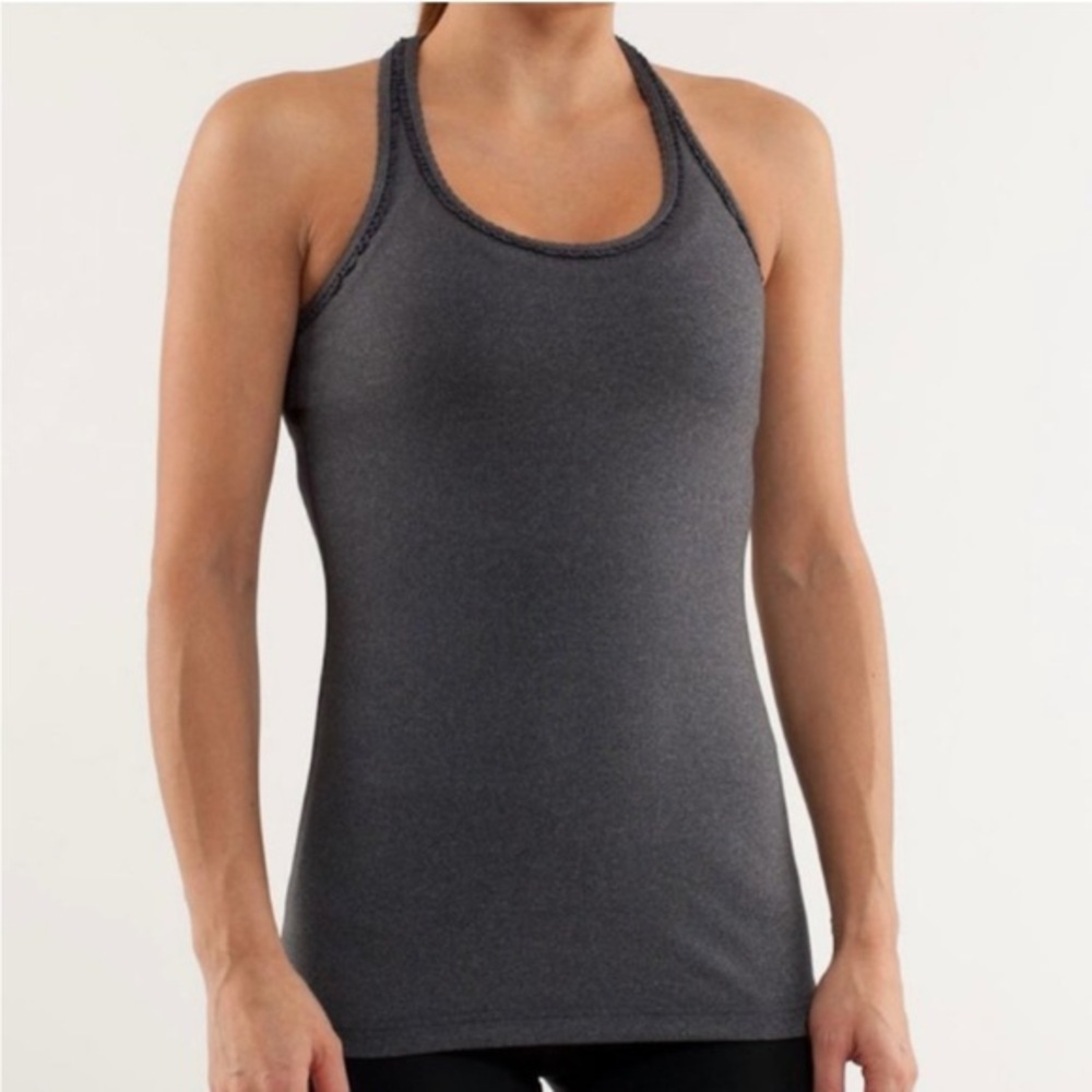 Lululemon Ruffle Trim Racer Back Tank Top